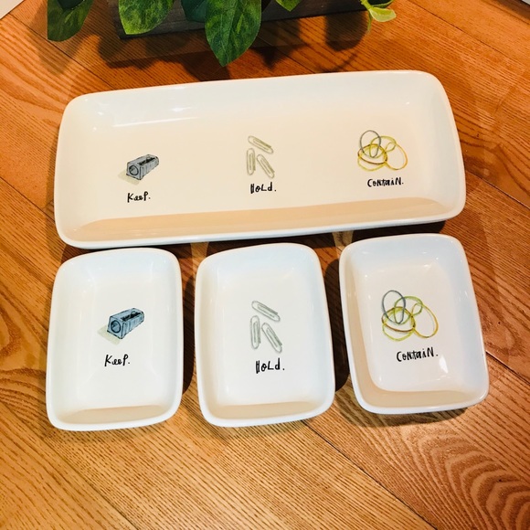 Rae Dunn Other - Rae Dunn Office/Desk organizer 4 trays!